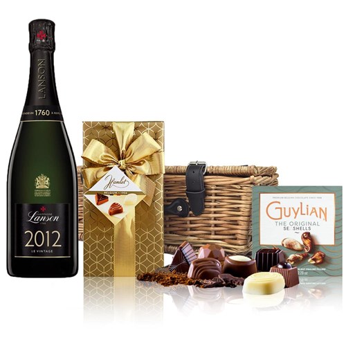 Lanson Le Vintage 2012 Champagne 75cl And Chocolates Hamper